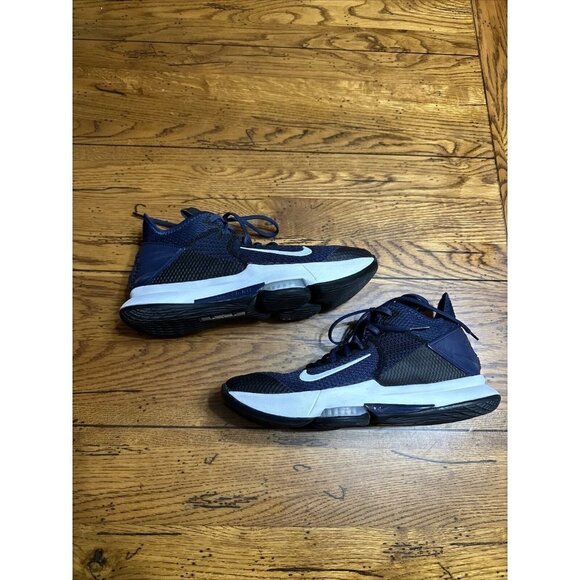 Nike Lebron Witness IV TB (Mens Size 9.5) Shoes CV4004 401 Midnight Navy White main image 10